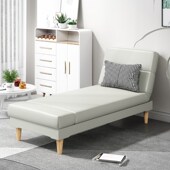 美人榻可折叠拆洗沙发多功能布艺单人躺椅贵妃客厅卧室阳台沙发床