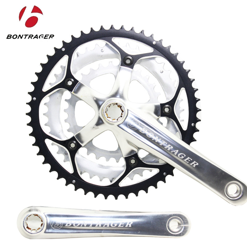 棒槌哥Bontrager 公路折叠车花键牙盘52 42 30 T双盘三盘牙盘中轴