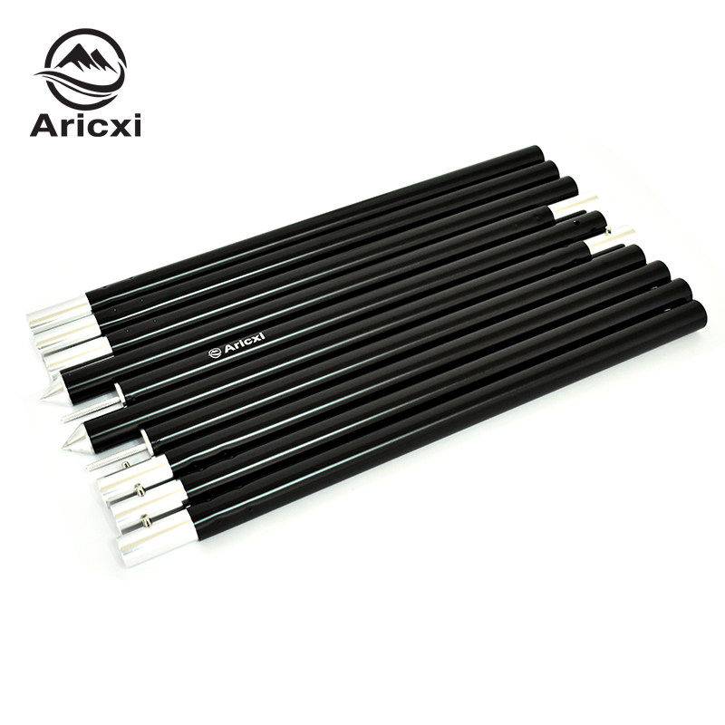 Aricxi埃瑞斯铝合金黑色天幕杆2.4米加粗帐篷门厅支架天幕支撑杆图片