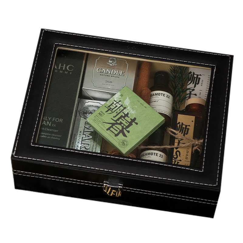 伴郎伴手礼结婚男高档小众皮质礼盒新郎婚宴宾客回礼实用礼物