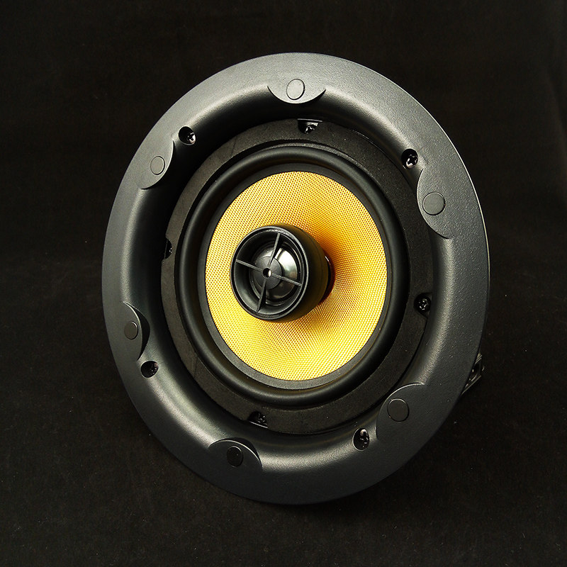 家庭用背景音乐系统同轴定阻吸顶喇叭音响嵌入式天花吊顶喇叭音箱