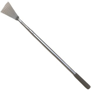 10齿圆尖扁平一字伞形鱼叉 不锈钢伸缩定位杆子黄鳝排叉渔插8mm口