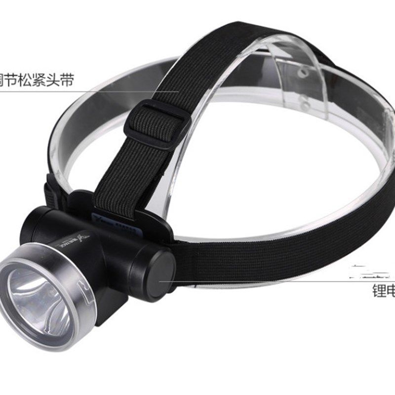 雅格头灯充电强光远射LED夜钓鱼灯户外防水探照灯矿工头戴式头灯