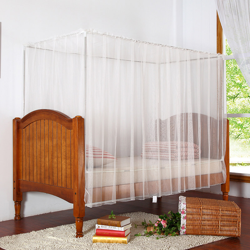 学生蚊帐男生宿舍上铺下铺防尘顶单人床上下床蚊帐0.9m/1.2/1.0米