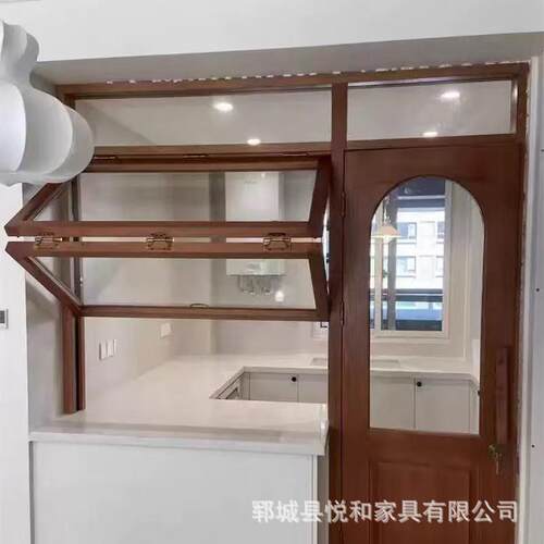 新款日式老榆木折叠窗实木复古上下推拉窗民宿咖啡店庭院窗户框架