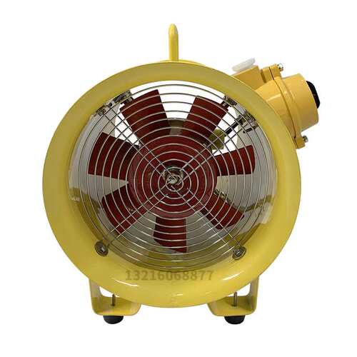 BSFT-200小型坑道防爆手提通风机220V/380V抽风送风两用移动风机