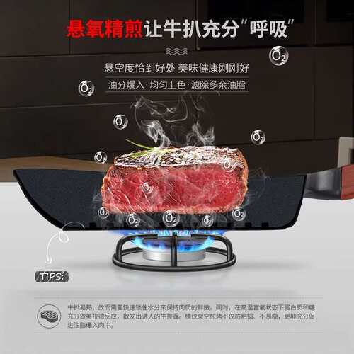 Fastee法诗缇平底锅不粘锅煎锅家用煎饼烙饼牛排专用条纹煎锅