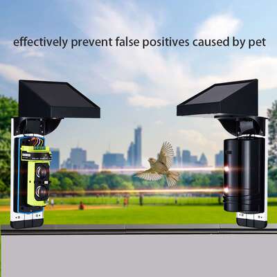 Solar-Powered active wireless infrared detector