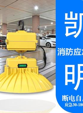 150W吊装式LED停电自动应急工矿灯100W 80W 60W 50W应急60分钟灯