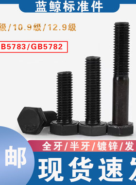 8.8级外六角螺栓高强度螺栓加长螺丝M6M8M10M12M14M16
