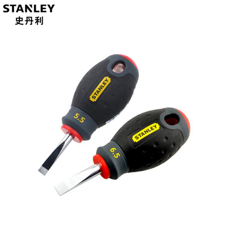 史丹利一字螺丝刀 螺丝批 法国进口 萝卜头 65-400-14 65-404-14
