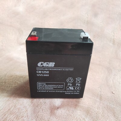 西子奥的斯电梯电动松闸电池CB1250武汉长光12V5AH钢带电梯有机房