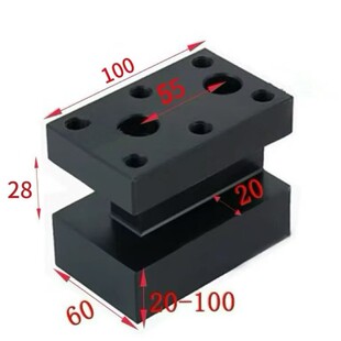数控车床配件排刀架仪表夹刀器小刀架双排刀架排刀座孔中心距离55