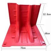防汛挡水板ABS材料多功能挡水板塑料防汛板车库防水板支架