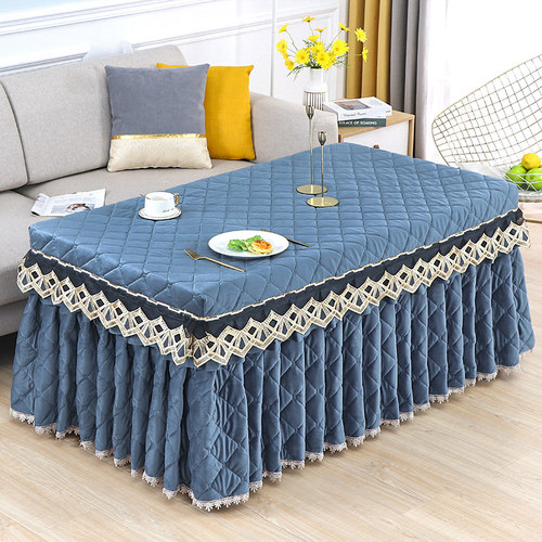 加绒电炉罩烤火炉罩长方形加厚茶几电炉桌套烤火罩电炉取暖罩新款