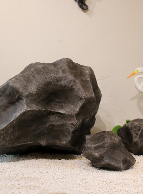 仿真石头英德石办公室枯山水装饰微景观客厅布置商场橱窗假山石