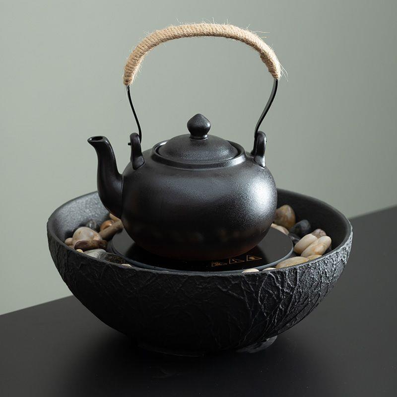 煮茶网红25围炉花茶茶具套装人全套收藏家用29电陶炉煮茶室内