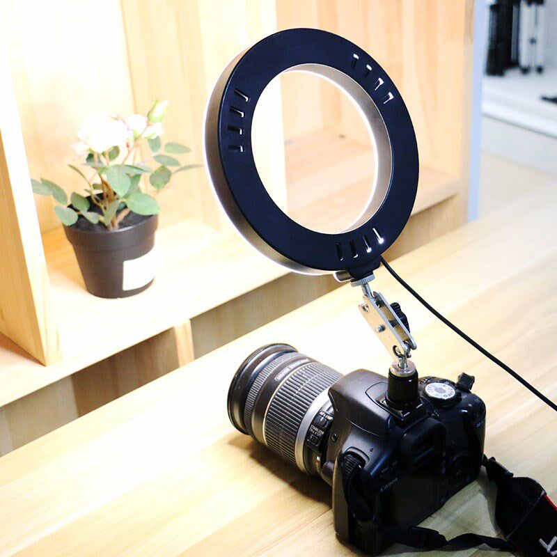 微距热靴补光灯单反微单外拍摄影配件常亮led环形婚庆录像