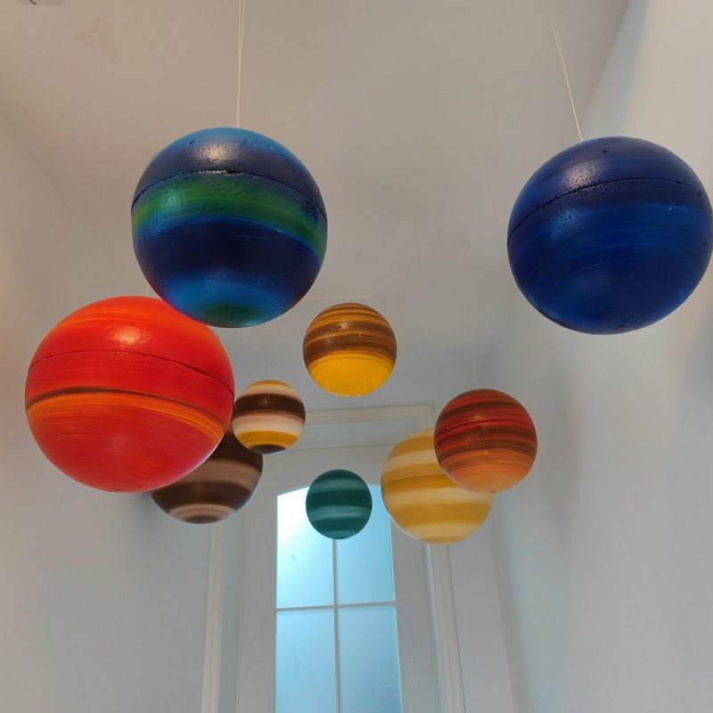 学校环创太阳系八大行星空球墙壁面装饰幼儿园宇宙宇航员婚礼布置