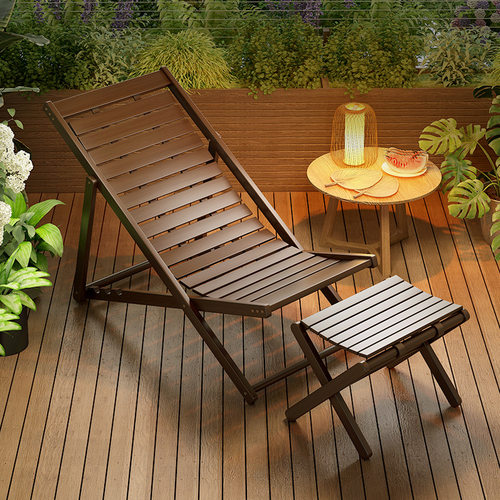 四档调节竹躺椅家用折叠椅子可坐可躺夏季睡觉椅子办公室午休靠椅