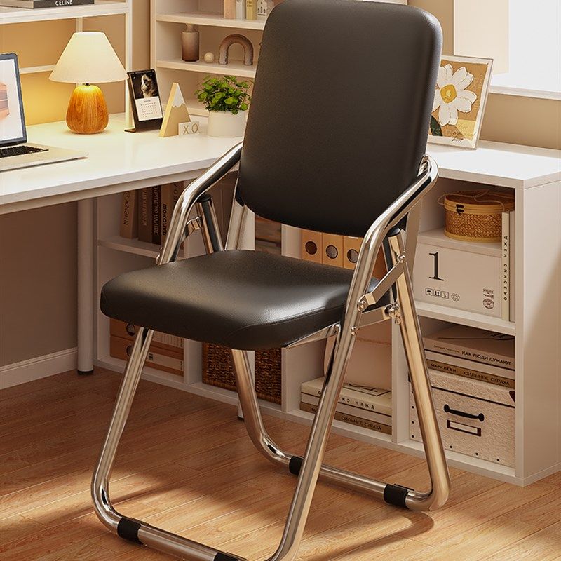 折叠椅家用书房久坐舒适靠背椅学生宿舍休闲电脑椅办公会议培训椅,住宅家具,折叠椅/躺椅,淘宝优惠券,粉丝福利购,淘宝优惠卷