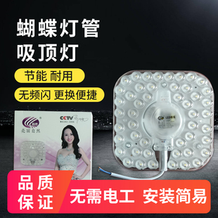 蝴蝶灯管吸顶灯2D光源21W 55W三基色超亮节能LED替换模组灯芯 38W
