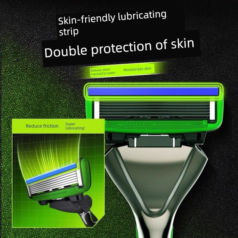 Dorco Dorco 6人剃须刀6层刀片剃须刀老式手动剃须刀舒适,家庭/个人清洁工具,剃须刀,淘宝优惠券,粉丝福利购,淘宝优惠卷