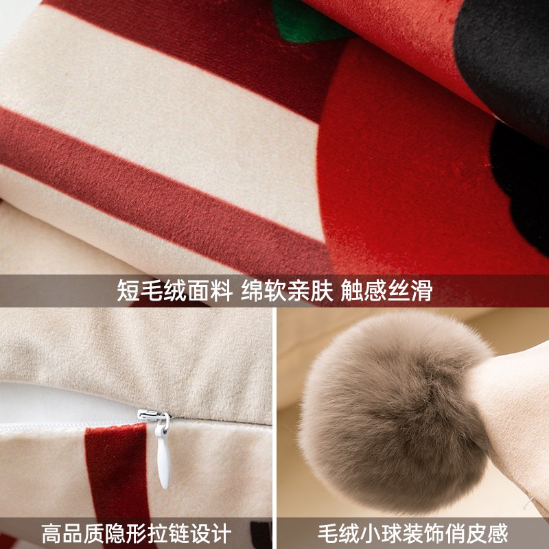 猫猫卫队可爱高级女生抱枕抱枕套客厅沙发长条靠枕床头靠垫不含芯