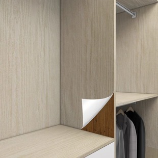 木纹旧家具翻新贴纸防水衣柜门柜子壁纸橱柜自粘墙纸桌子桌面旧门