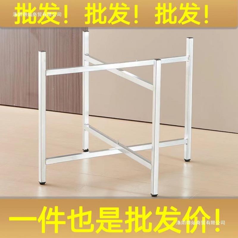 加厚镀锌桌腿收纳可折叠简易桌脚家用流水席桌架铁艺镀锌大圆桌脚