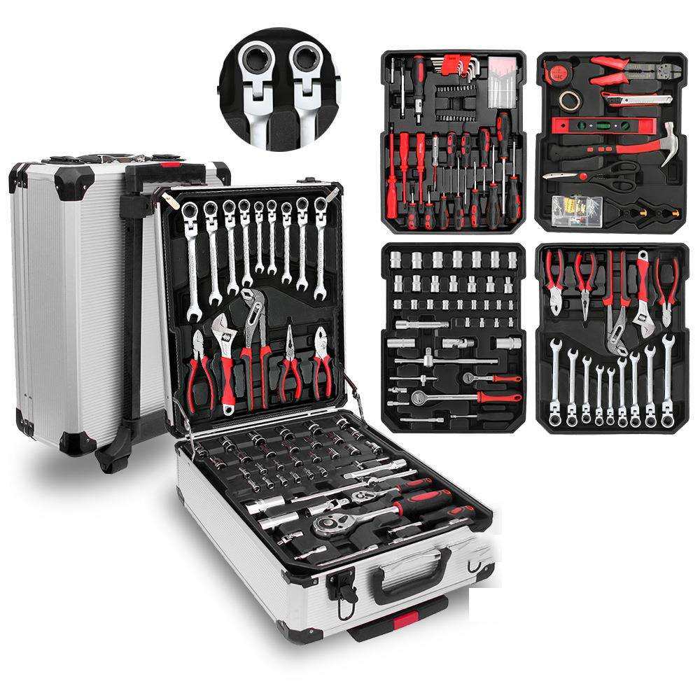 187件套工具套装，带活动扳手，行李箱套装盒，方便携带,模玩/动漫/周边/娃圈三坑/桌游,模型制作工具/辅料耗材,淘宝优惠券,粉丝福利购,淘宝优惠卷