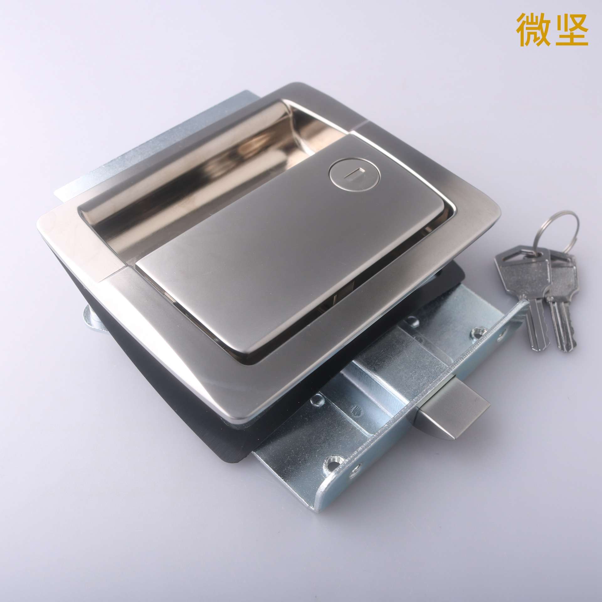 微坚 MS5093电器箱面板锁 工程车箱式面板锁配电箱柜门锁控制柜锁