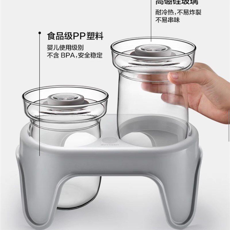 蒸炖锅配件双玻璃炖盅适配蒸煮蒸炖锅G55A/G56A/G67/G68