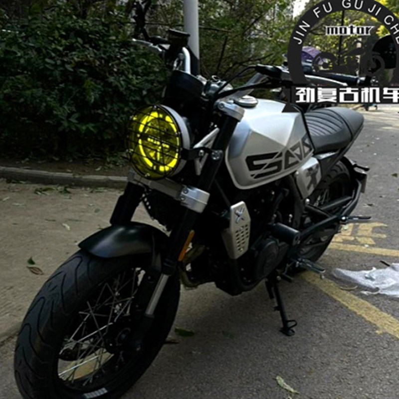 适用0高金5罩0大灯网于灯网 GK500改装大灯保护网罩灯罩挡风