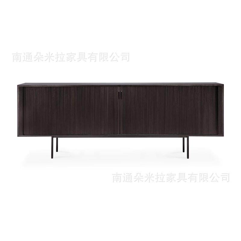 RH高端简约电视柜精美展示柜设计师设计高端展示柜电视柜可储物