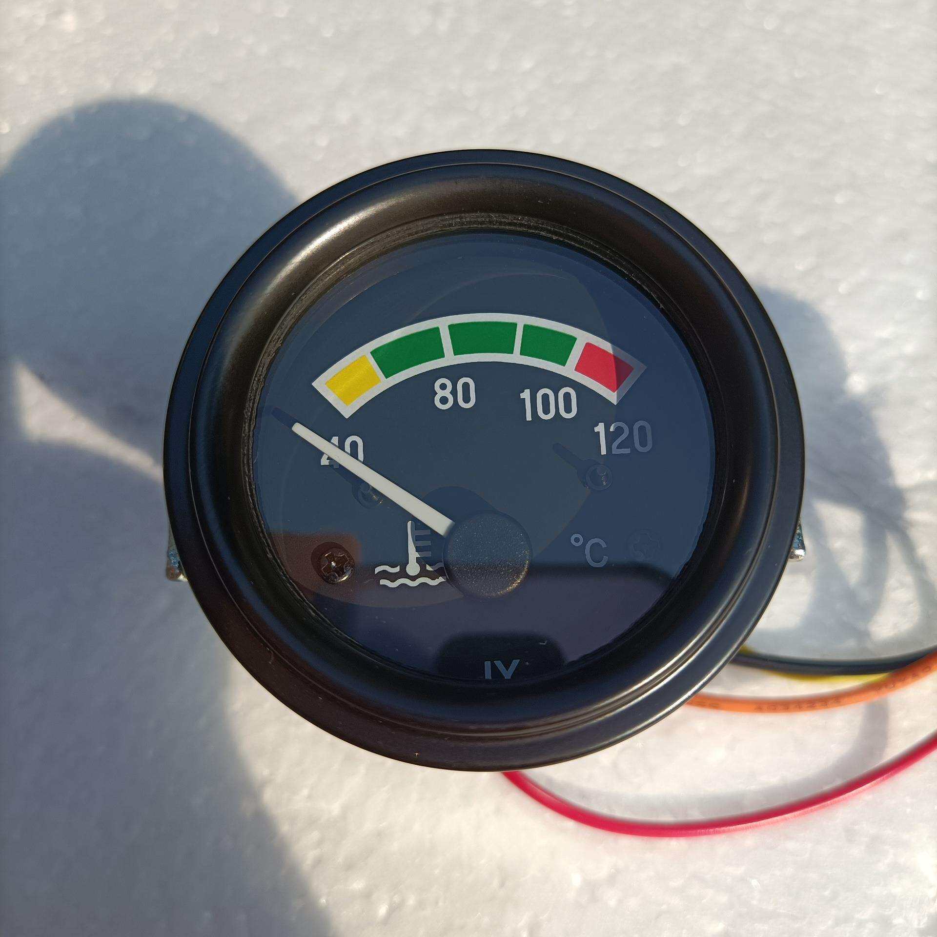 山东55mm水温度表40-120改装车车载水箱温度表12v24v带背光灯