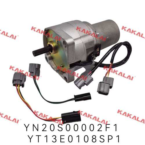 挖掘机配件适用神钢SK200-6E油门马达 YN20500002F1 YT13E0108SP1