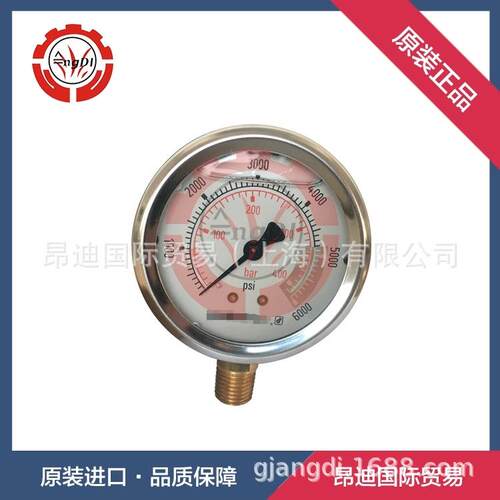 ENERPAC充油耐震压力表G系列甘油填充表高压表G2535L高精度抗震