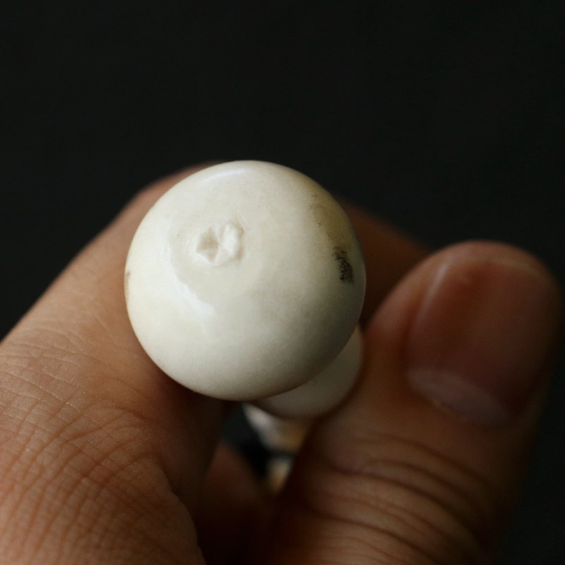 精福纯手工雕刻天然鹿角小葫芦挂件一品成型根付手把件挂坠小体利