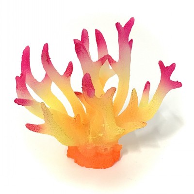 新款仿真珊瑚树鱼缸海底礁石装饰自带荧光假山石躲避山水族箱布景