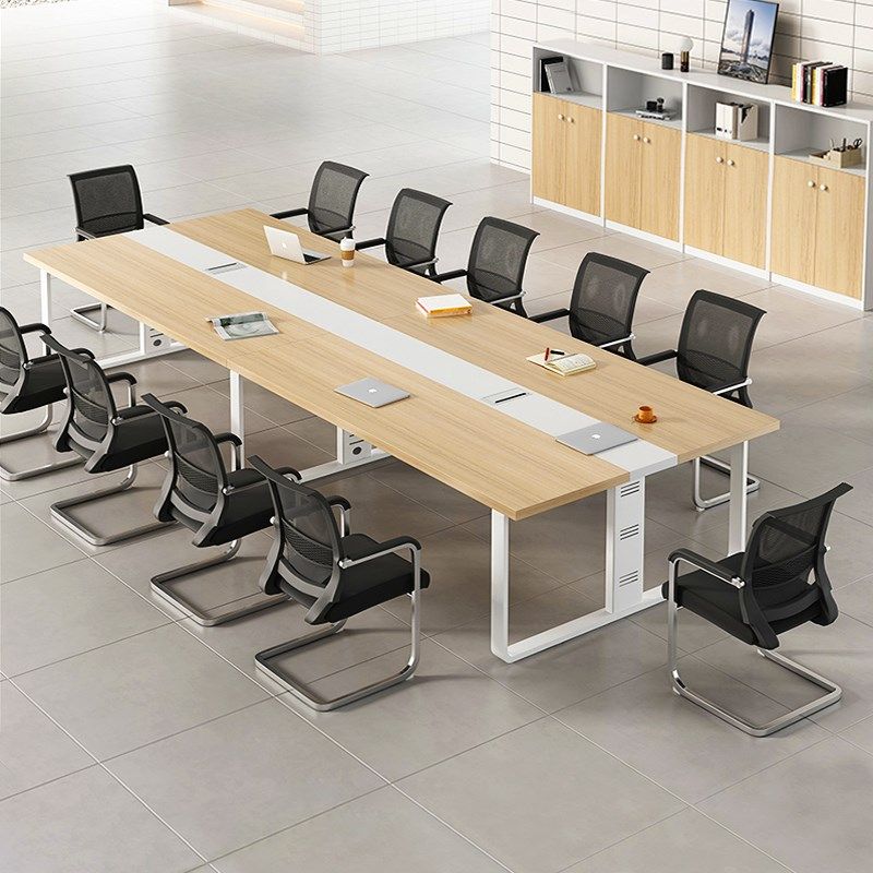 会议桌长桌简约现代大小型家具职员培训桌洽谈接待长条桌椅组合
