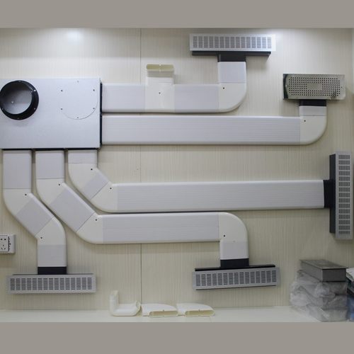 中央新风系统地出风分风器配件地送风分支器132*30扁管地面分支箱