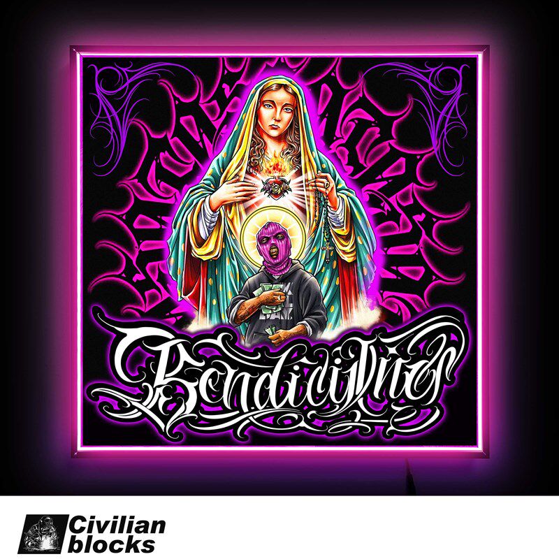 西海岸花体字奇卡诺店铺装饰开业礼品客厅墙发光装饰画