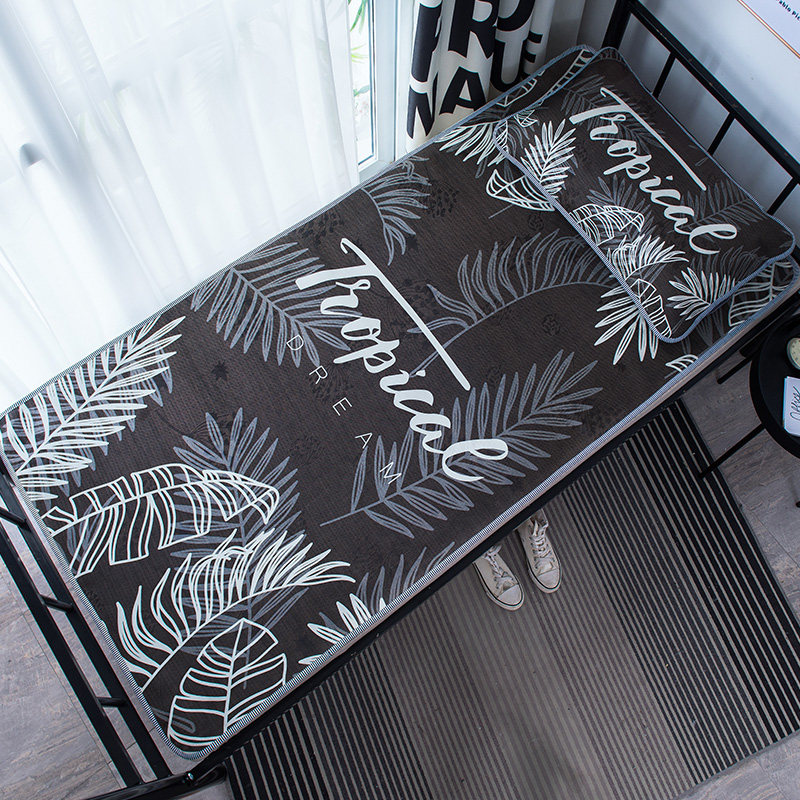 可折叠凉席学生宿舍专用单人床夏天冰丝草席藤席寝室软席子夏季,床上用品,凉席/草席/麻席,淘宝优惠券,粉丝福利购,淘宝优惠卷