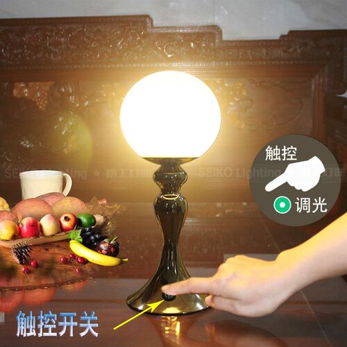 欧式温馨浪漫触摸LED充电小夜灯酒吧KTV酒店咖啡厅桌灯圆球灯充电