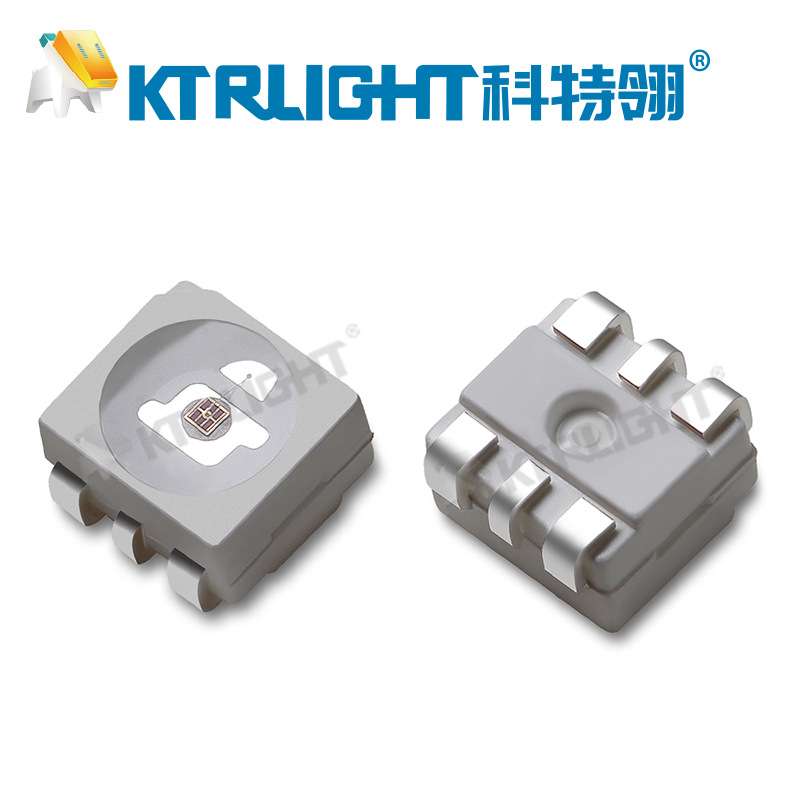 LED3433黄色车灯 六脚0.5w共阴黄光灯珠 汽车前后转向灯3433贴片
