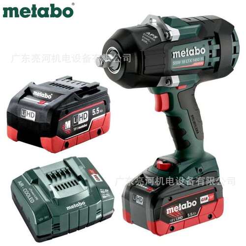 德国metabo麦太保SSW18LTX1450BL无刷充电式冲击扳手1/2英寸扳手
