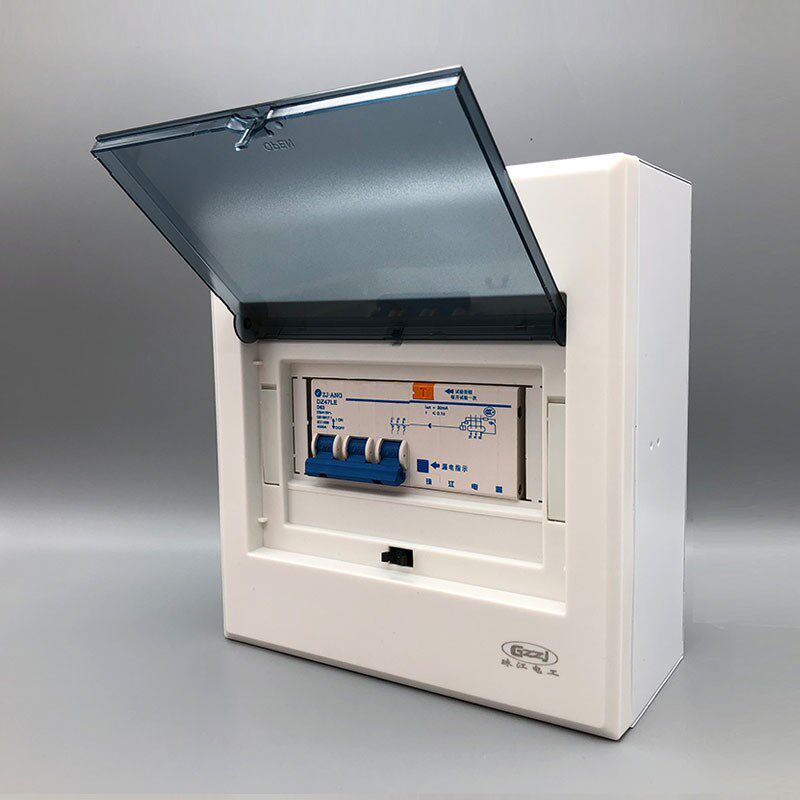 调P63三三相A线漏电开关带防水盒40安380V32a空3保护器配电箱套装