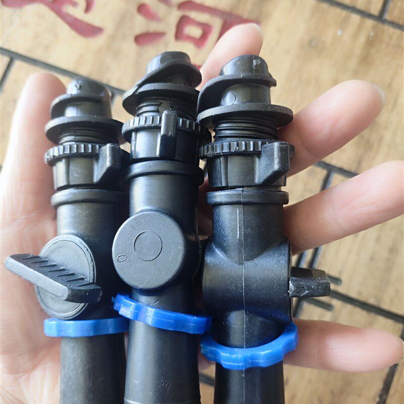6分旁通接头农用微喷带头水带滴管带主管软管旁通旁通接喷20开关