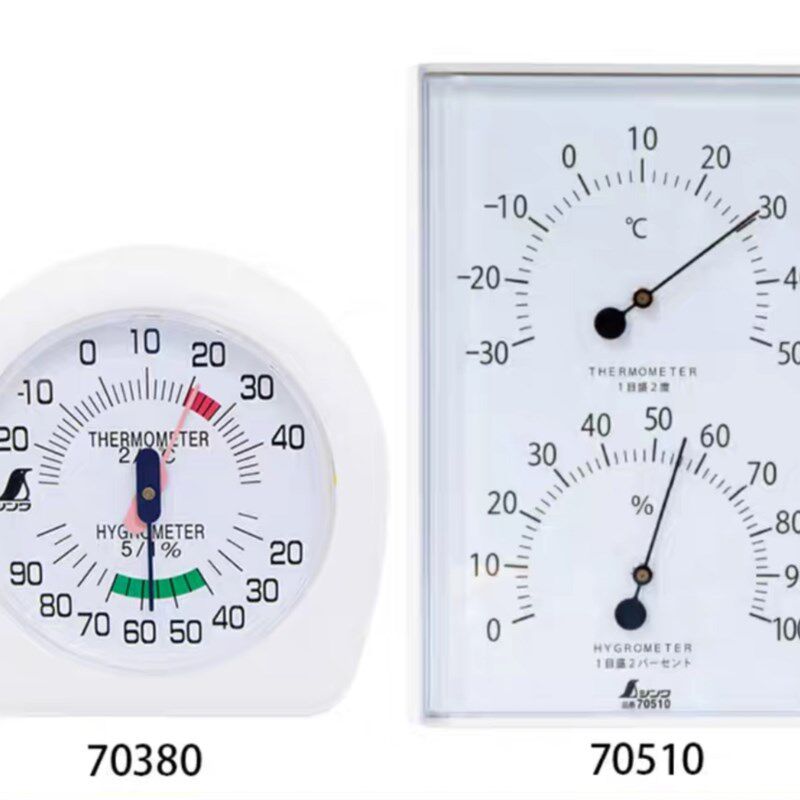 日本企鹅亲和高精度温湿度计家用指针温度表挂式立式70510/70380